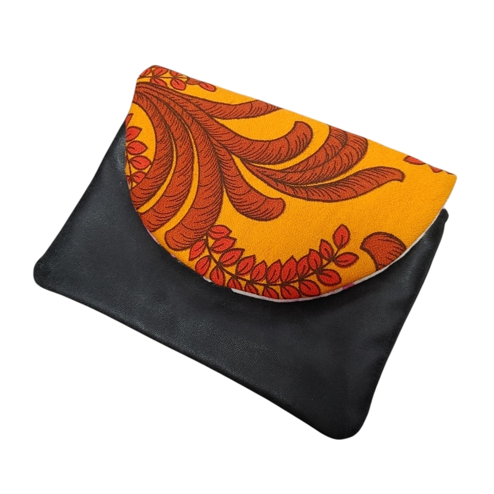 Cha Cha Canada Leather Handmade Clutch